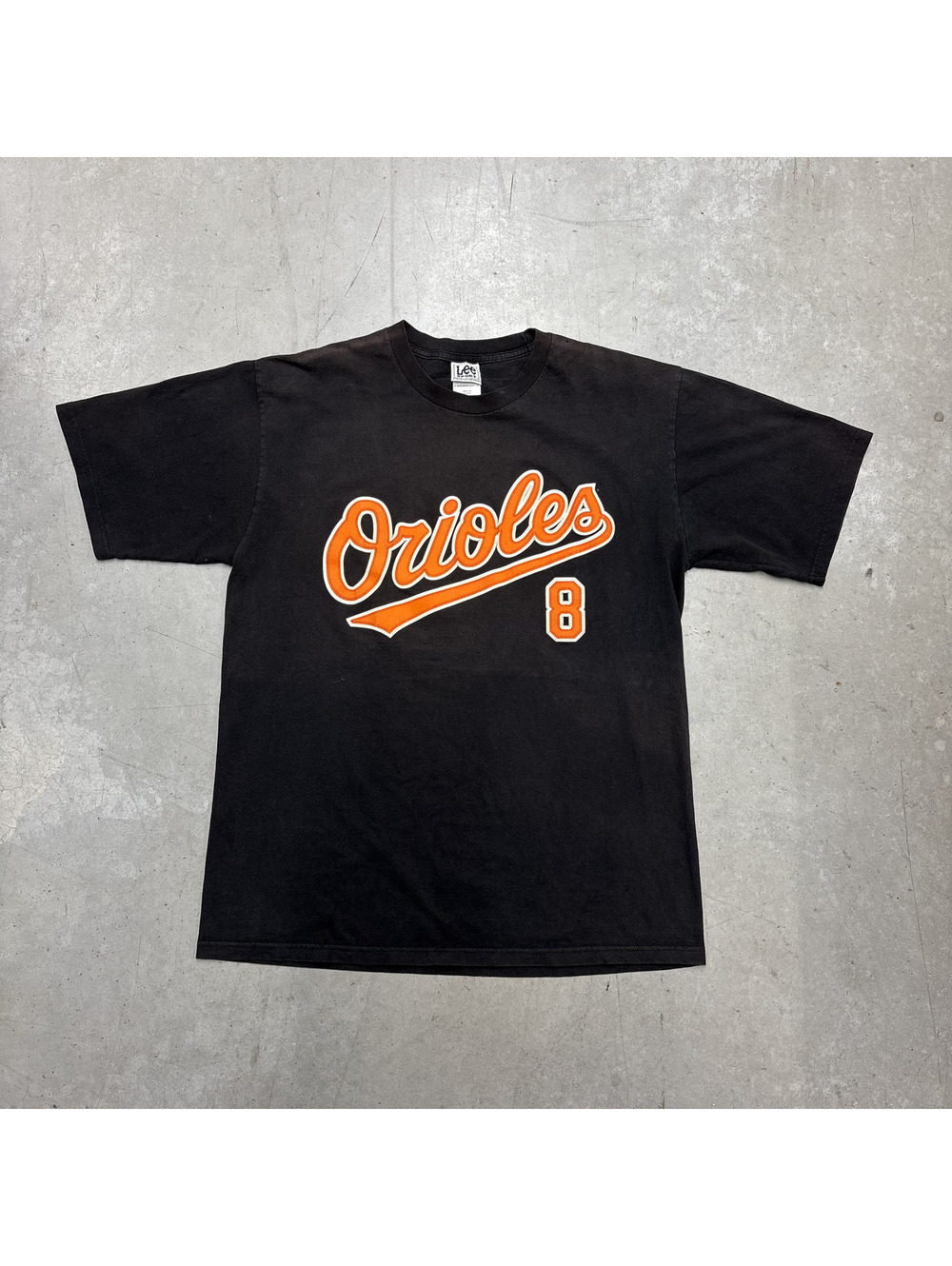 Vintage 90s MLB Baltimore Orioles Cal Ripken Jr T-Shirt Extra Large Black
